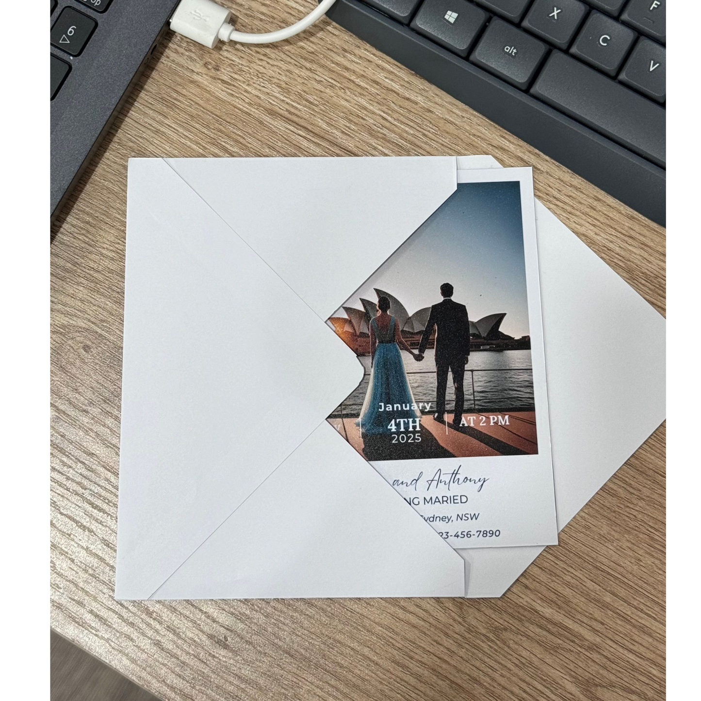 Magnetic invitations or Save the date