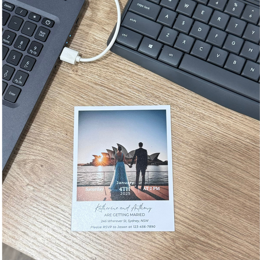 Magnetic invitations or Save the date